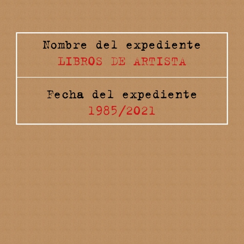 expediente 7 - libros del artista